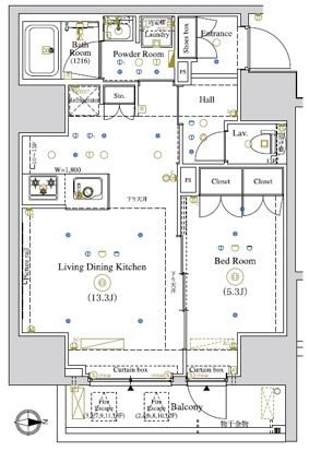 9階の間取り図