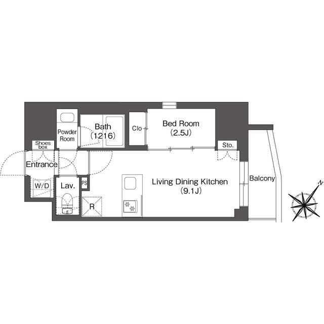 9階の間取り図