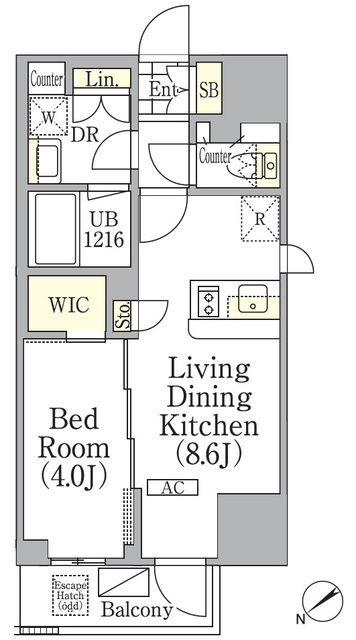 3階の間取り図