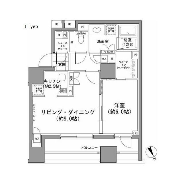 2階の間取り図