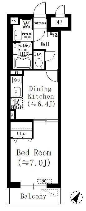 3階の間取り図