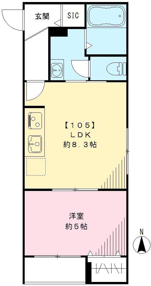1階の間取り図