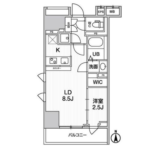 9階の間取り図