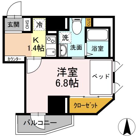 3階の間取り図