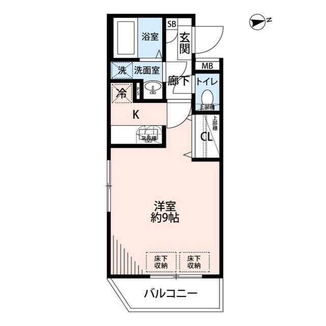 4階の間取り図