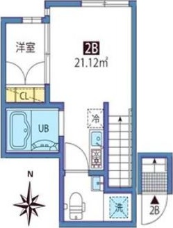2階の間取り図