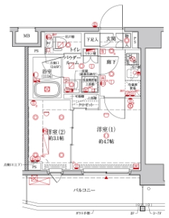 4階の間取り図