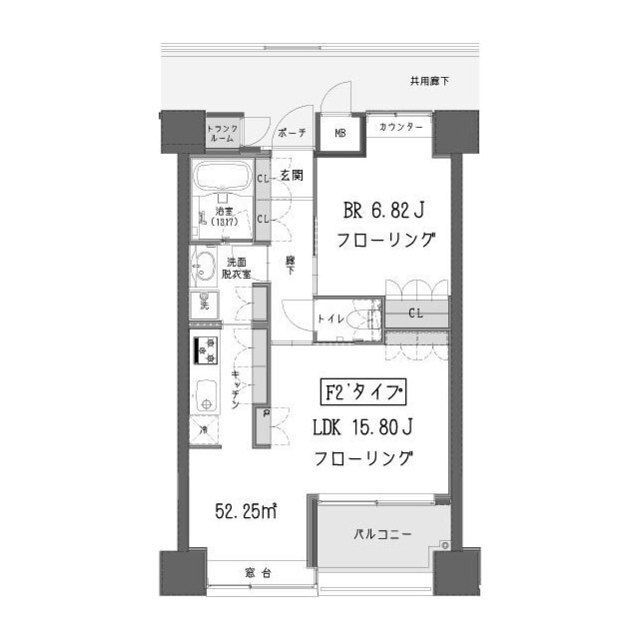 8階の間取り図