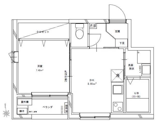 3階の間取り図