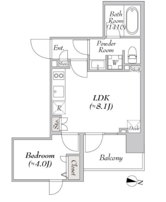 10階の間取り図