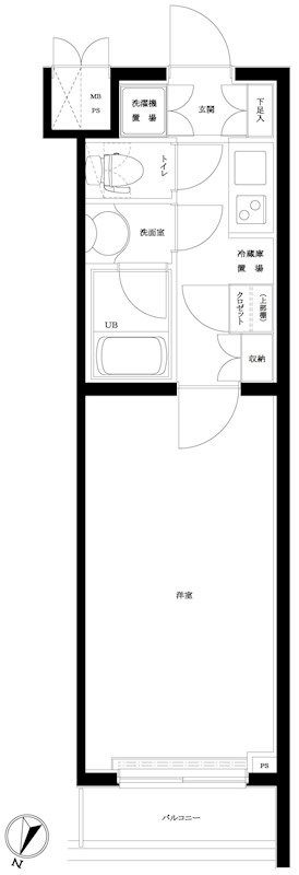 3階の間取り図