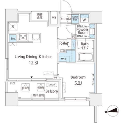 10階の間取り図