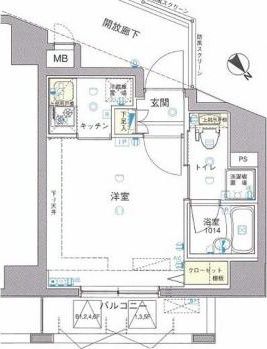 3階の間取り図