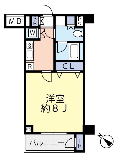 2階の間取り図