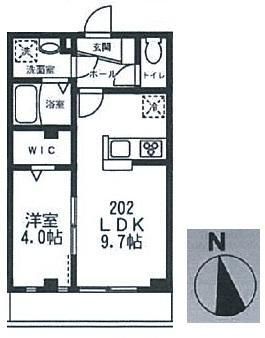 2階の間取り図