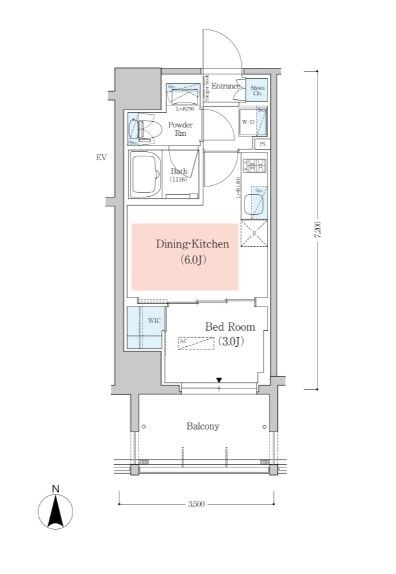 3階の間取り図