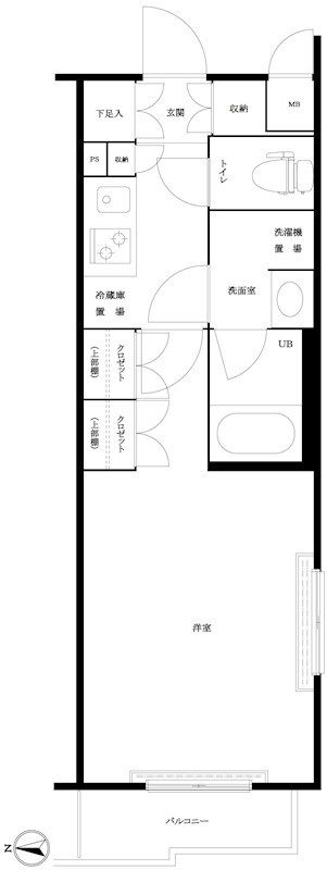 2階の間取り図