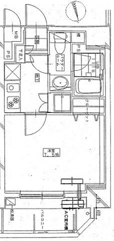4階の間取り図