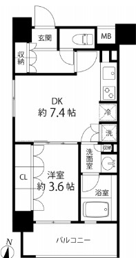 8階の間取り図