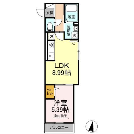 3階の間取り図