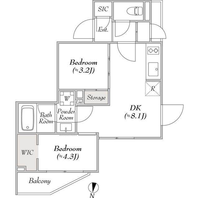 3階の間取り図