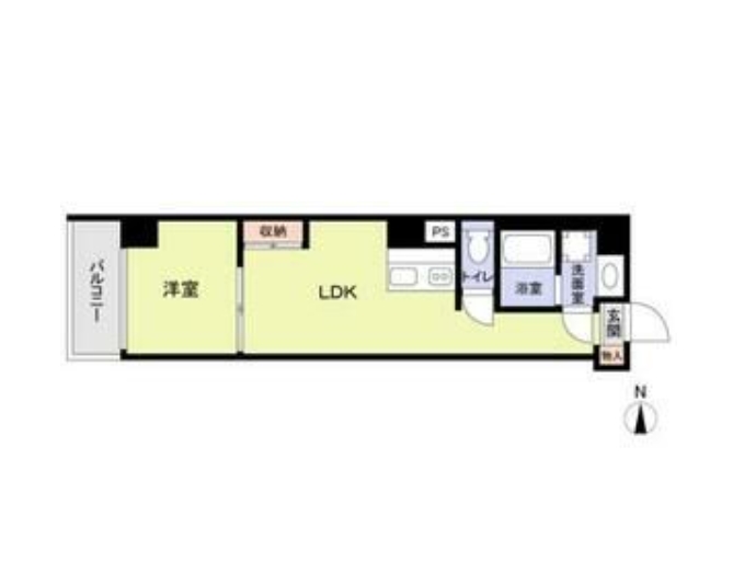 4階の間取り図