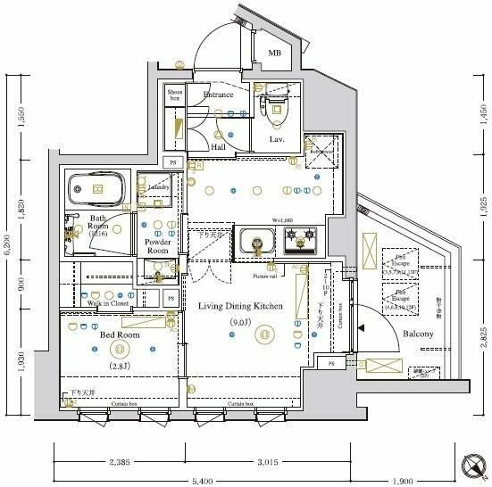 5階の間取り図