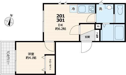 3階の間取り図