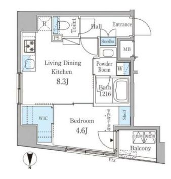 9階の間取り図
