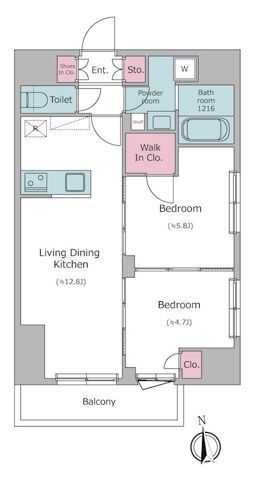 12階の間取り図