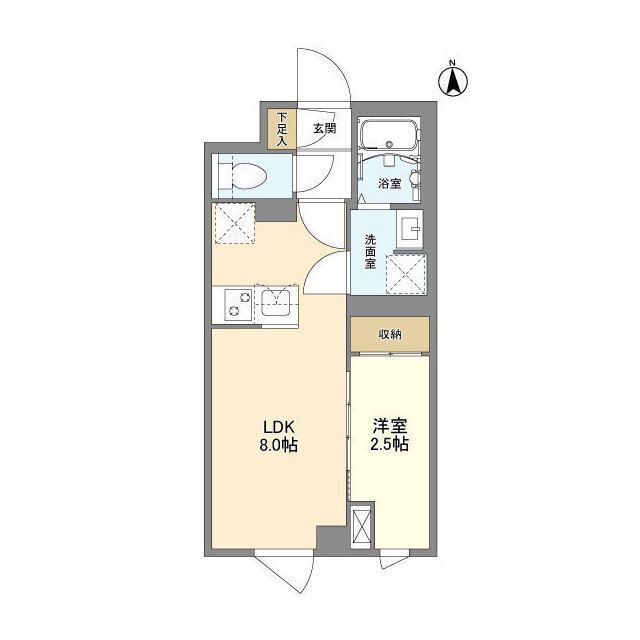 4階の間取り図