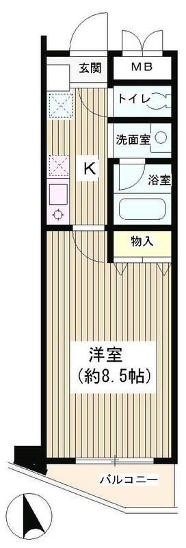 2階の間取り図