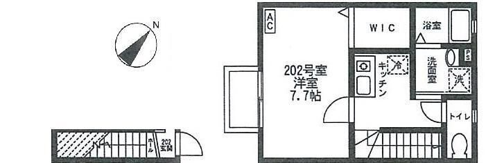 2階の間取り図