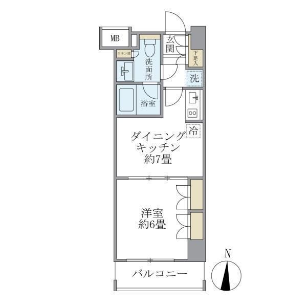 7階の間取り図