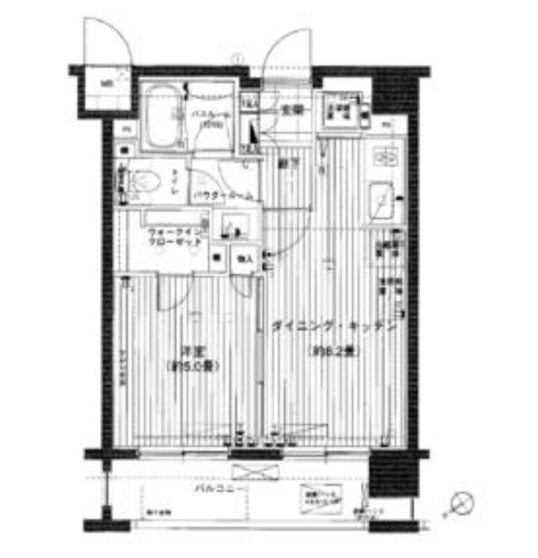 4階の間取り図