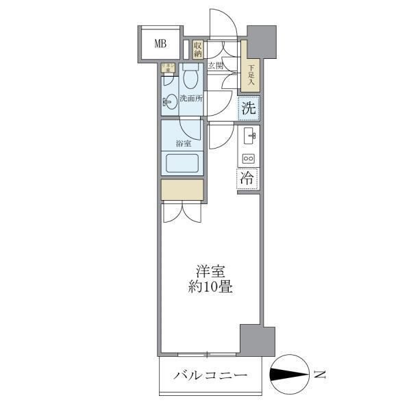 2階の間取り図