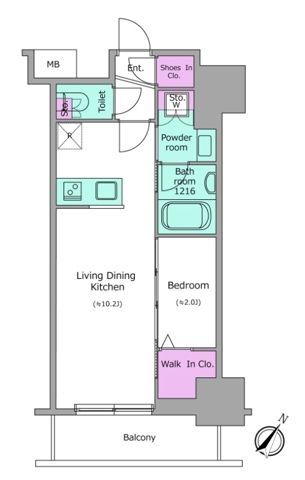5階の間取り図