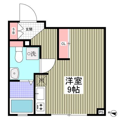 4階の間取り図