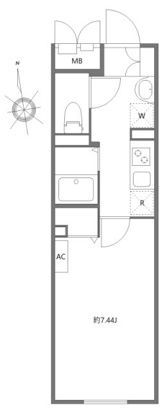 2階の間取り図