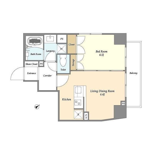 2階の間取り図
