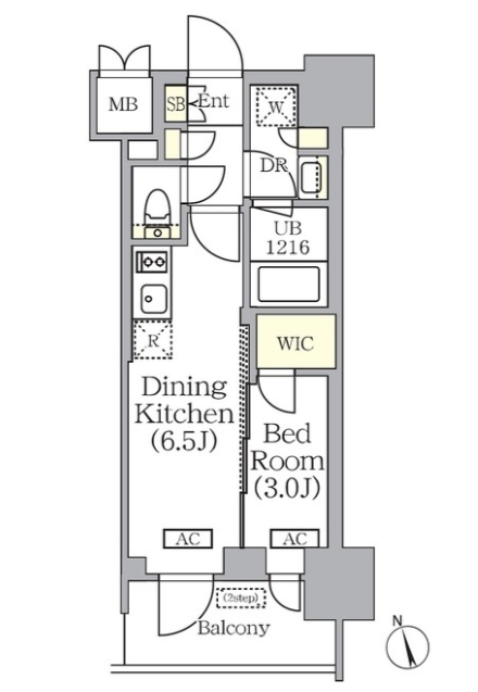 7階の間取り図