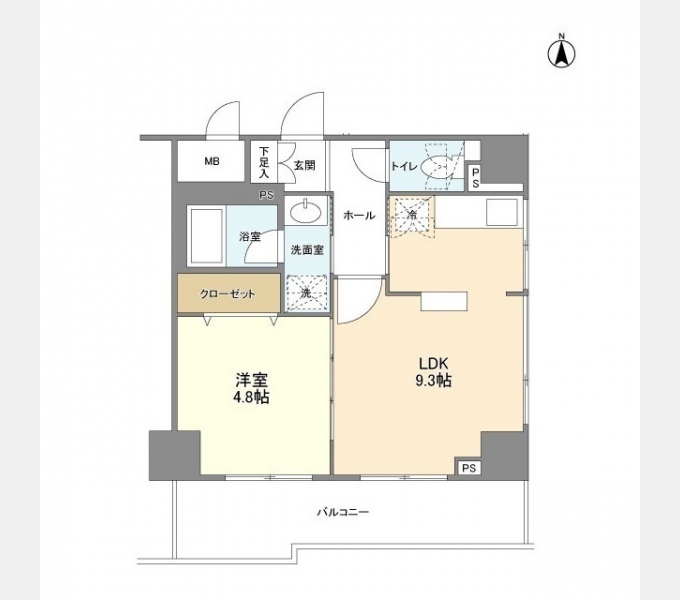 9階の間取り図