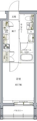 3階の間取り図