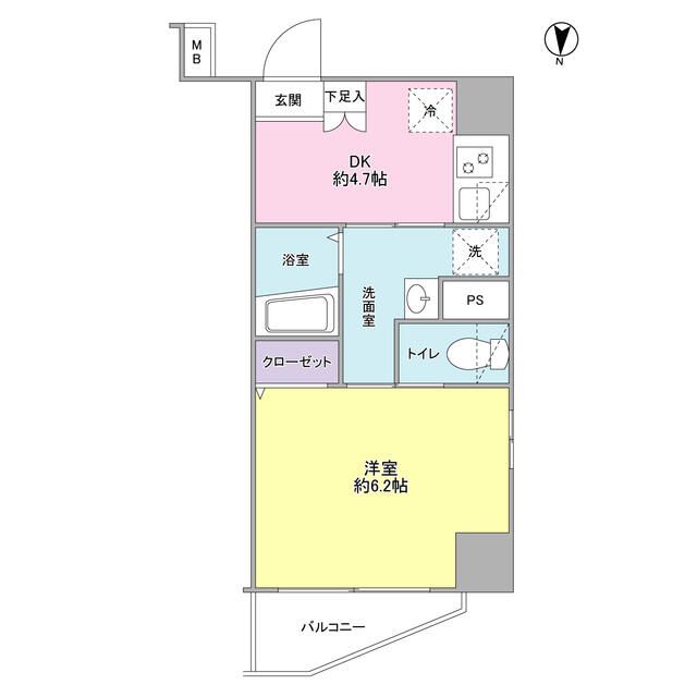 6階の間取り図