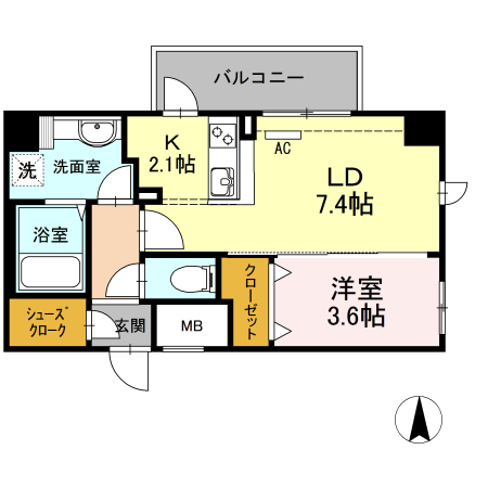 3階の間取り図
