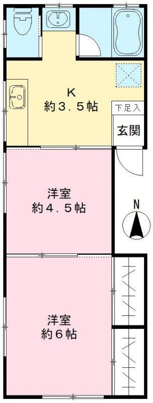 2階の間取り図