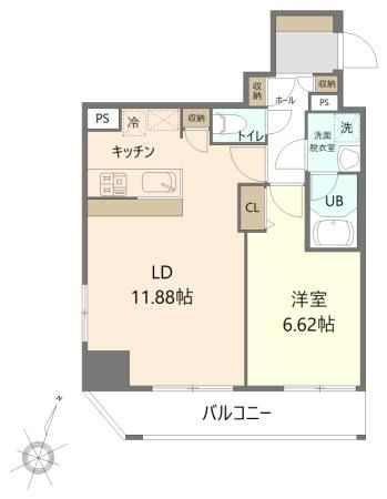 6階の間取り図