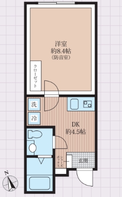 4階の間取り図