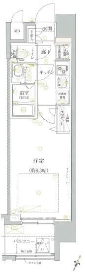 5階の間取り図