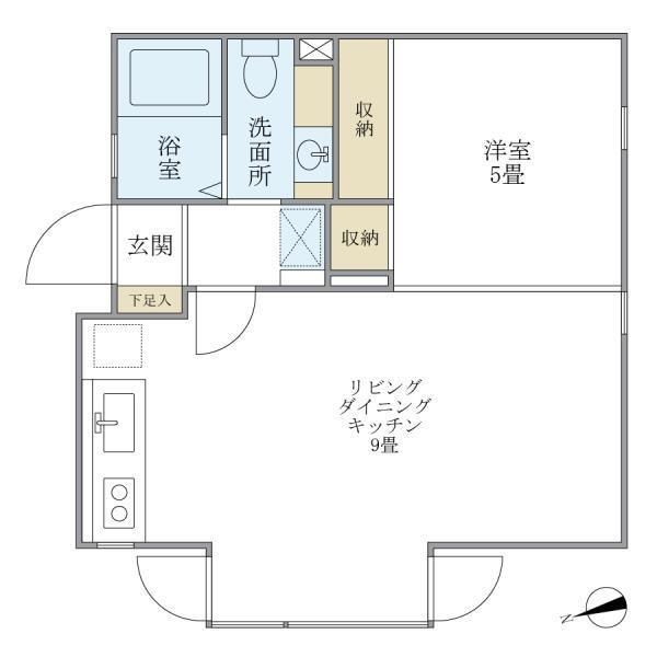 2階の間取り図